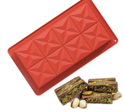 Изображение Силиконовая форма для Дубайского шоколада «Звезды» 21*11 см